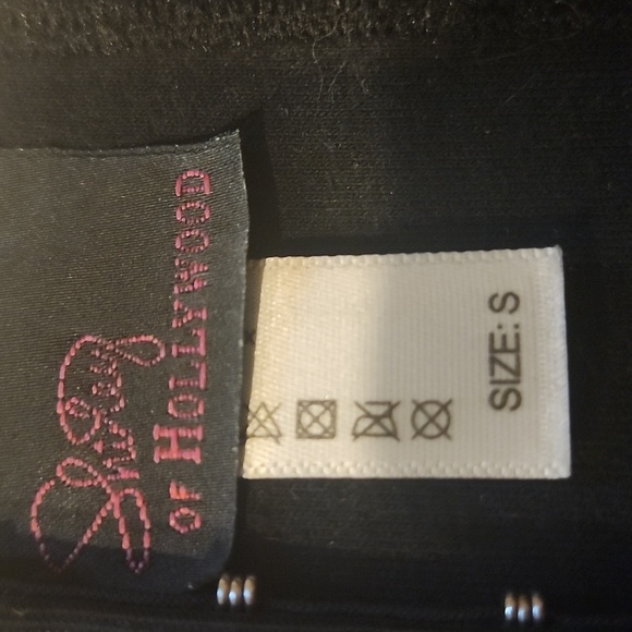 100% Latex Black Corset Top Under Bust Small S Adjustable Shirley of Hollywood - Picture 5 of 6